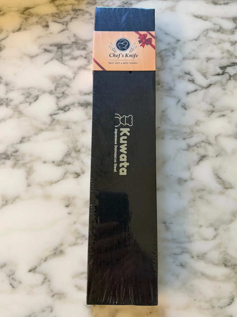 NIB Kuwata 7” Damascus Chef Knife Stainless Steel with Gift Box